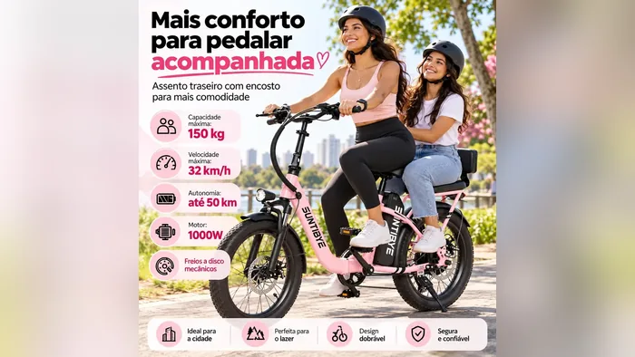 Amyet SE1 com capacidade de 150 kg, 32 km/h e 50 km de autonomia no infográfico