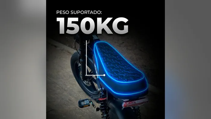 Banco da Inow V40 Pro com peso suportado de 150 kg