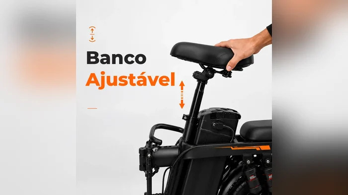 Banco ajustável da Bikelete Yala, foto 3 de 6