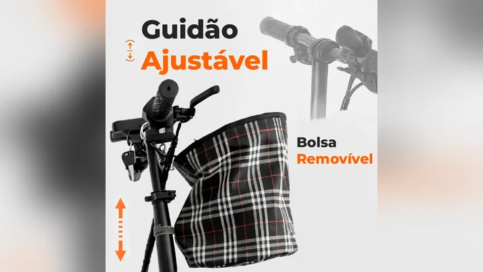 Guidão ajustável e bolsa removível da Yala, foto 5 de 6