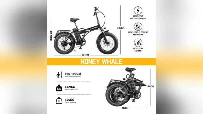 Medidas aberta e dobrada da Honeywhale F6 Pro-S, foto 2 de 6