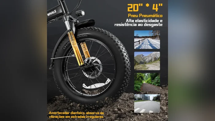 Pneu 20 por 4 e suspensão dianteira da F6 Pro-S, foto 5 de 6