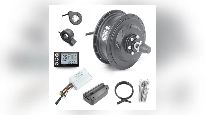 Kit de 500 W e 48 V da Metal Gold com motor dianteiro, display e controladora