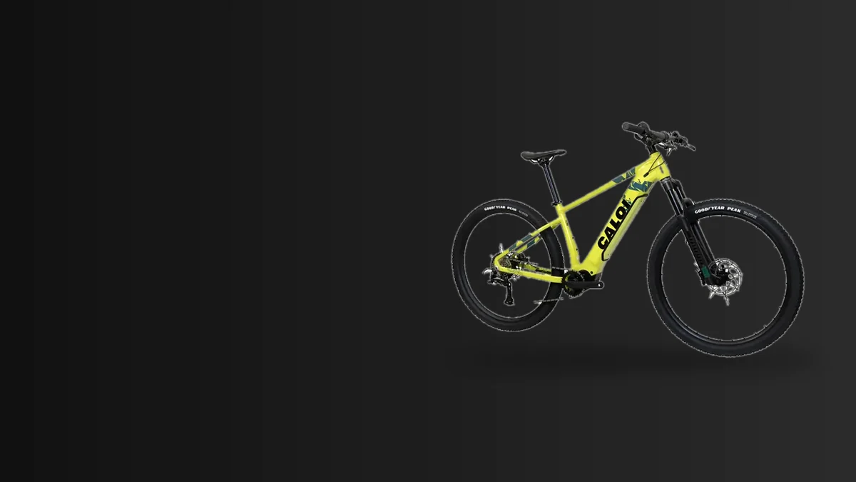 Bicicleta elétrica Caloi E-Vibe Explorer amarela, a melhor bicicleta elétrica do ranking de 2026